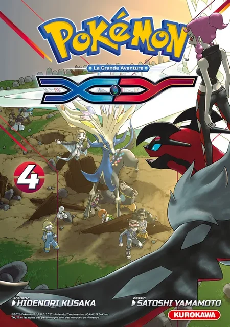 Couverture de Pokémon XY tome 4, édition double
