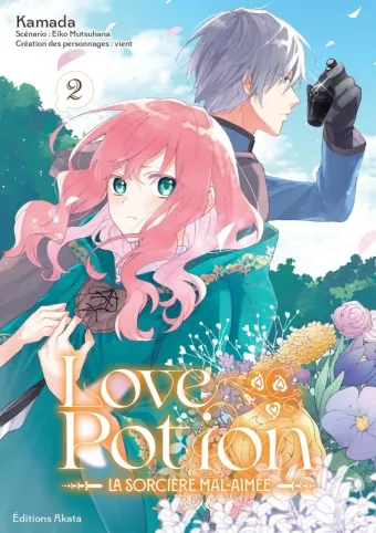 Couverture du manga Love Potion, la Sorcière mal-aimée Tome 2, « La Sorcière mal-aimée »