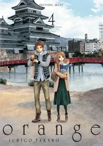 Couverture du manga Orange Tome 4, « Orange »