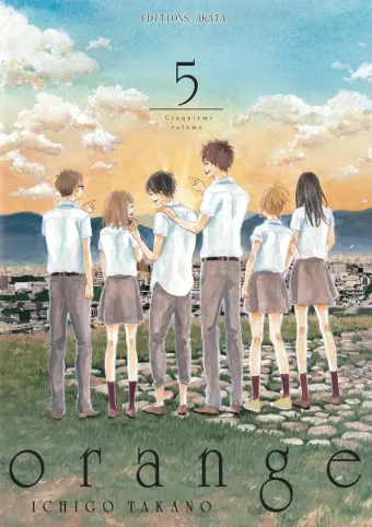 Couverture du manga Orange Tome 5, « Orange »