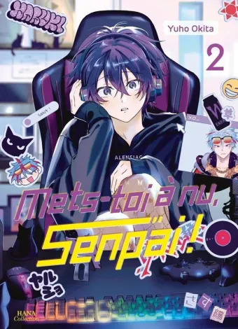 Couverture du manga Mets-toi à nu, senpai ! Tome 2