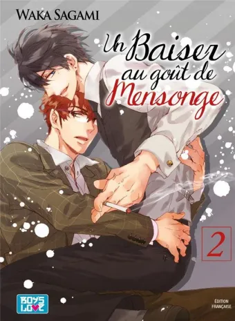 Couverture du manga Un baiser au goût de mensonge Tome 2