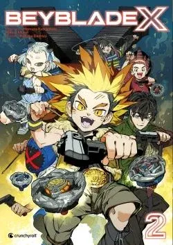 Couverture du manga Beyblade X Tome 2