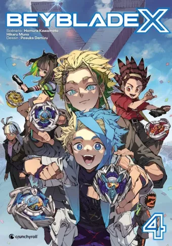 Couverture du manga Beyblade X Tome 4