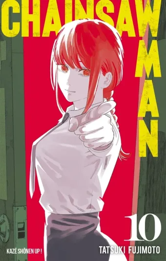 Couverture du manga Chainsaw man Tome 10, « Moi vouloir être chien »