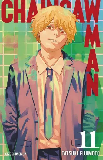 Couverture du manga Chainsaw man Tome 11, « Courage Chainsaw man ! »