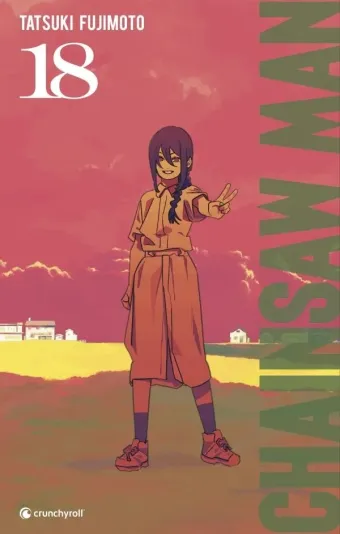 Couverture du manga Chainsaw man Tome 18, « Tous des bêtes »