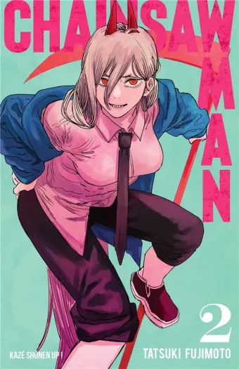 Couverture du manga Chainsaw man Tome 2, « Tronçonneuse vs chauve-souris »