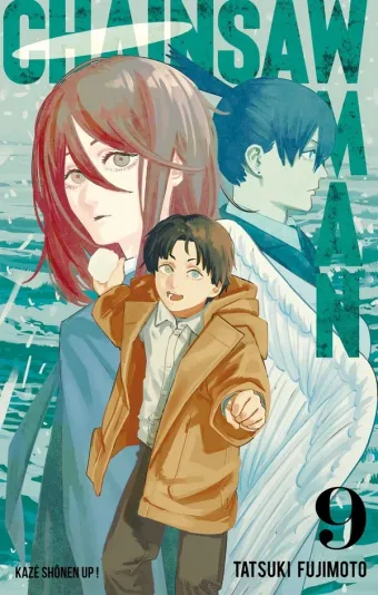 Couverture du manga Chainsaw man Tome 9, « Bain »