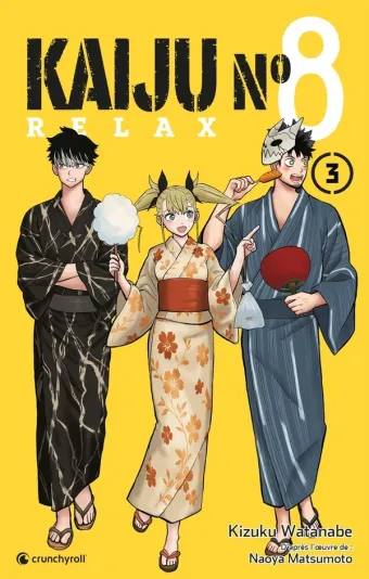 Couverture du manga Kaiju n° 8 – relax Tome 3