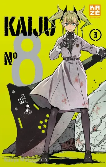 Couverture du manga Kaiju n° 8 Tome 3