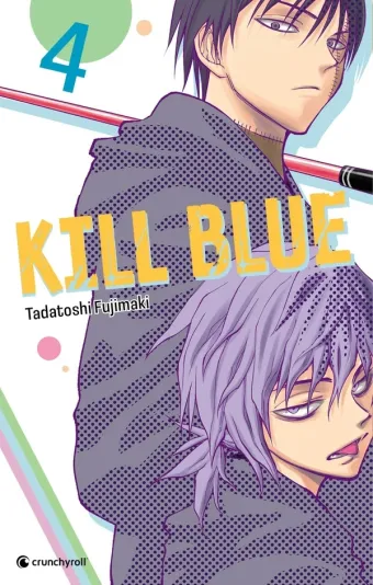Couverture du manga Kill blue Tome 4, « Le club de travaux domestiques surfe sur la vague »
