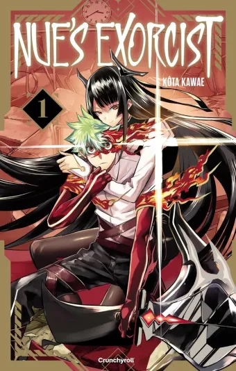 Couverture du manga Nue’s exorcist Tome 1, « Vue du ciel à travers une fenêtre »