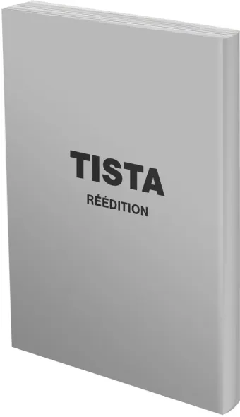 Couverture du manga Tista – Réédition Tome 1
