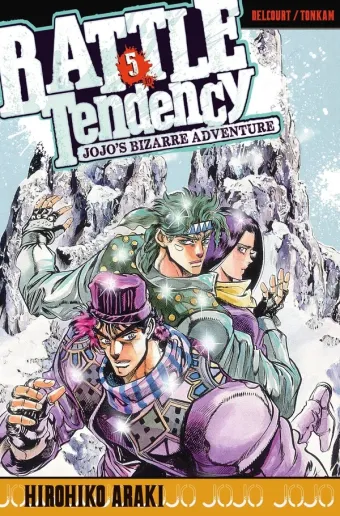 Couverture du manga Battle tendency Tome 5, « Le bulle pourpre »