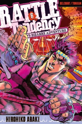 Couverture du manga Battle tendency Tome 6, « Le guerrier qui retourne au vent »