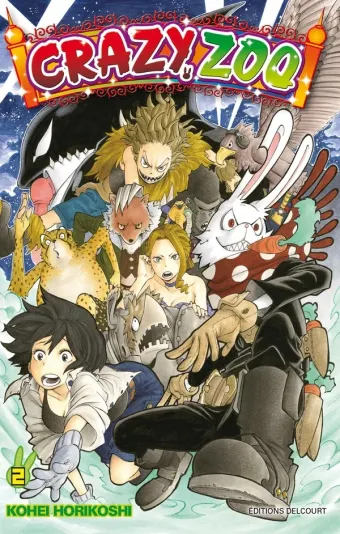 Couverture du manga Crazy zoo Tome 2