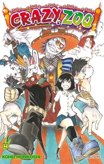 Couverture du manga Crazy zoo Tome 4