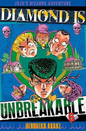 Couverture du manga Diamond is unbreakable – Jojo’s bizarre aventure Tome 6