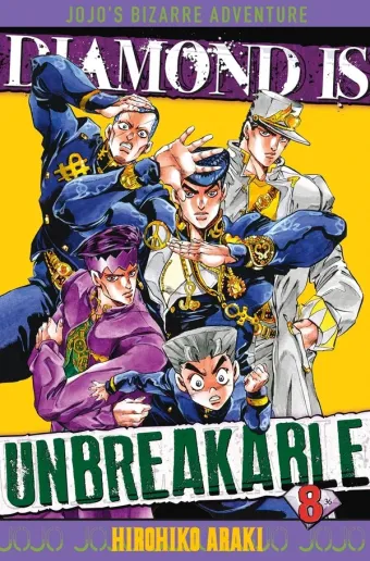 Couverture du manga Diamond is unbreakable – Jojo’s bizarre aventure Tome 8
