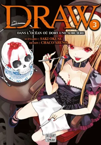 Couverture du manga Draw – dans l’océan où dort une sorcière Tome 3