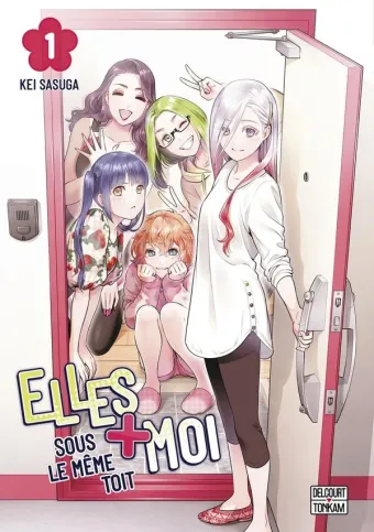 Couverture du manga Elles + Moi sous le même toit Tome 1