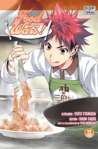 Couverture du manga Food wars ! Tome 13, « Les stagiaires »