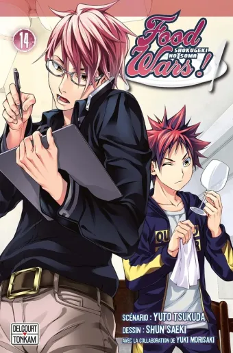 Couverture du manga Food wars ! Tome 14, « Le retour du magicien des légumes ! »