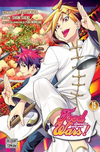 Couverture du manga Food wars ! Tome 15, « Le festival gekkyô »