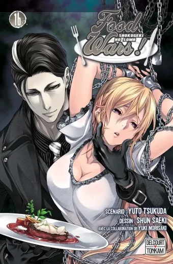Couverture du manga Food wars ! Tome 16, « La souveraine captive »