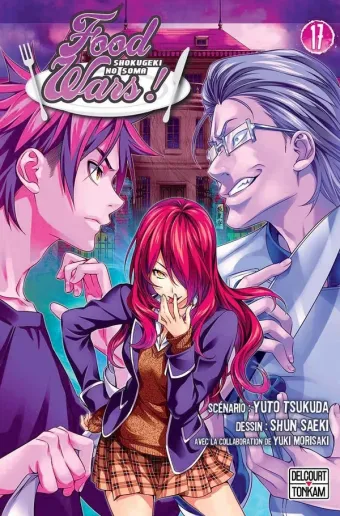 Couverture du manga Food wars ! Tome 17, « Sanction pour l'exemple »