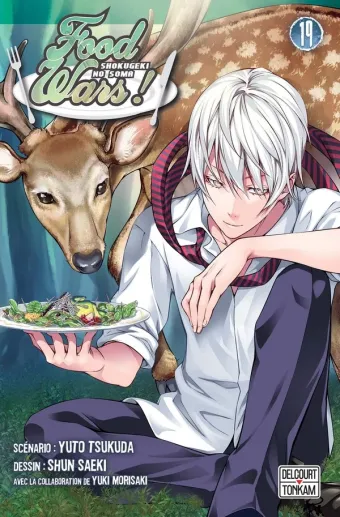 Couverture du manga Food wars ! Tome 19, « Celui qui vise les sommets »