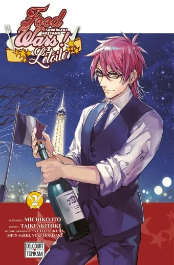 Couverture du manga Food wars ! Tome 2, « Le restaurant traditionnel »