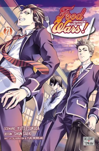Couverture du manga Food wars ! Tome 23, « Le défricheur des terres sauvages »