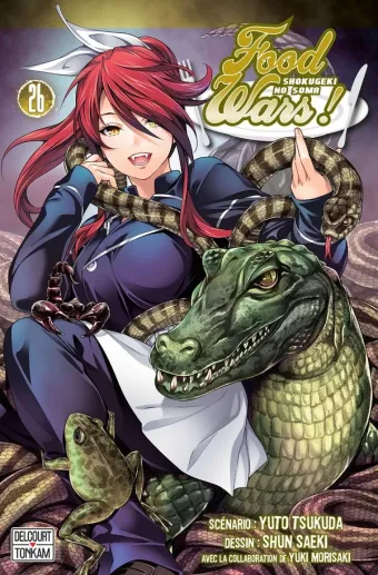 Couverture du manga Food wars ! Tome 26, « La deuxiéme manche »