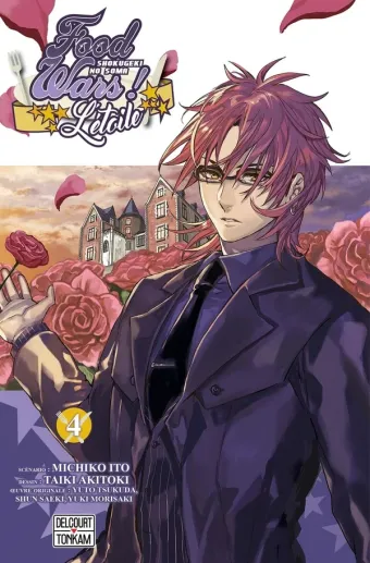 Couverture du manga Food wars ! Tome 4, « Chef à domicile »