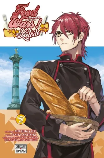 Couverture du manga Food wars ! Tome 5, « Le chef étincelant »