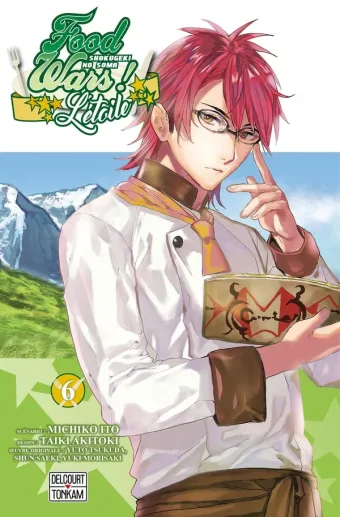Couverture du manga Food wars ! Tome 6, « Souvenirs de bataille »