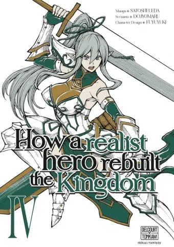 Couverture du manga How a realist hero rebuilt the kingdom Tome 4, « How a realist hero rebuilt the kingdom »