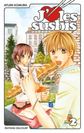 Couverture du manga J'[aime] les sushis Tome 2