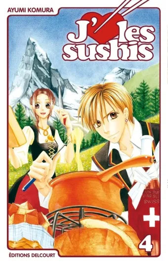 Couverture du manga J'[aime] les sushis Tome 4
