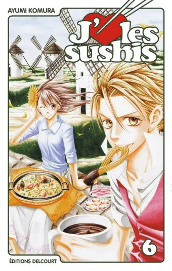 Couverture du manga J'[aime] les sushis Tome 6