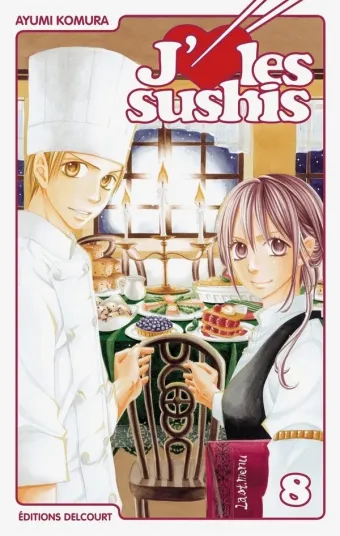 Couverture du manga J'[aime] les sushis Tome 8