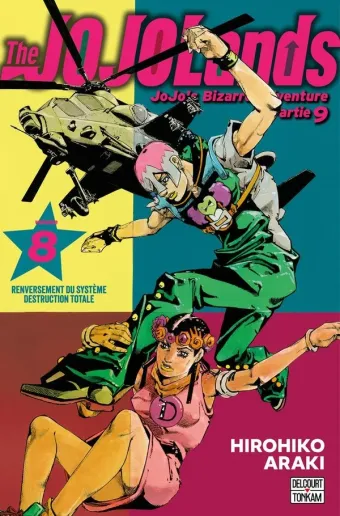 Couverture du manga Jojo’s – The Jojolands, The Jojolands Tome 8, « Renversement du système destruction totale »