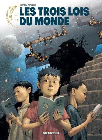 Couverture du manga Les futurs de Liu Cixin Tome 3, « Les trois lois du monde »