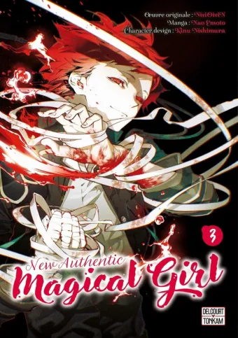 Couverture du manga New authentic magical girl Tome 3