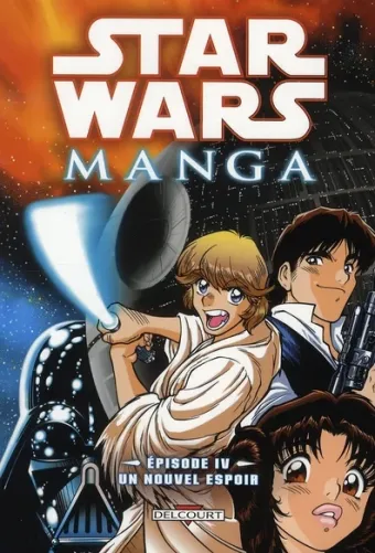 Couverture du manga Star wars manga Tome 4, « Un nouvel espoir »