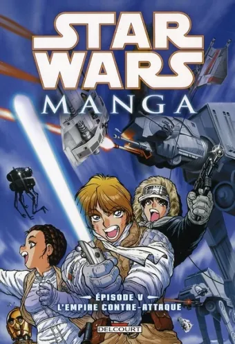 Couverture du manga Star wars manga Tome 5, « L'Empire contre-attaque »