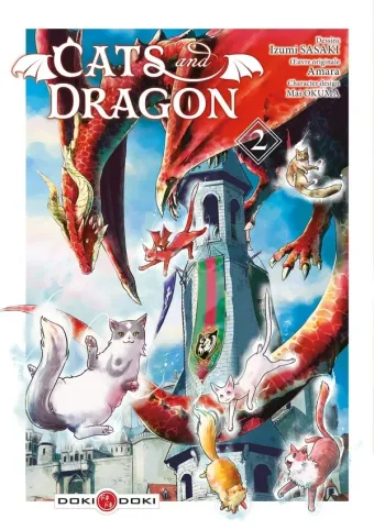 Couverture du manga Cats and dragon – histoires de chats et d’un dragon élevé par un chat Tome 2