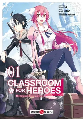 Couverture du manga Classroom for heroes – the return of the former brave Tome 1